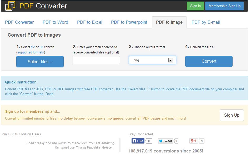 PDF converter to image