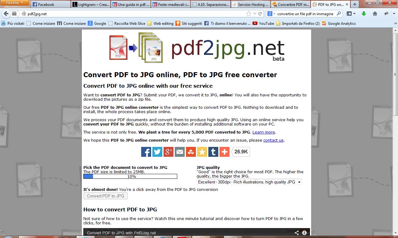 convertire pdf a jpg